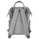 Рюкзак для мамы BRAUBERG MOMMY с ковриком, крепления на коляску, термокарманы, серый, 40x26x17 см, 270819