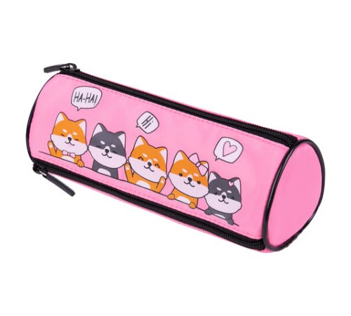 Пенал мягкий BRAUBERG, 3 отделения, нейлон, 21х7х7 см, 