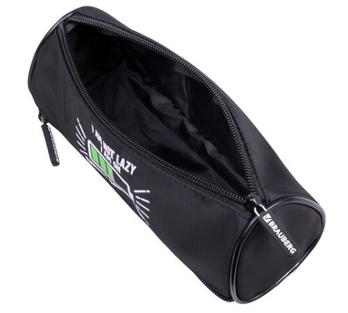 Пенал мягкий BRAUBERG, 3 отделения, нейлон, 21х7х7 см, 