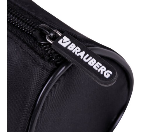 Пенал мягкий BRAUBERG, 3 отделения, нейлон, 21х7х7 см, 