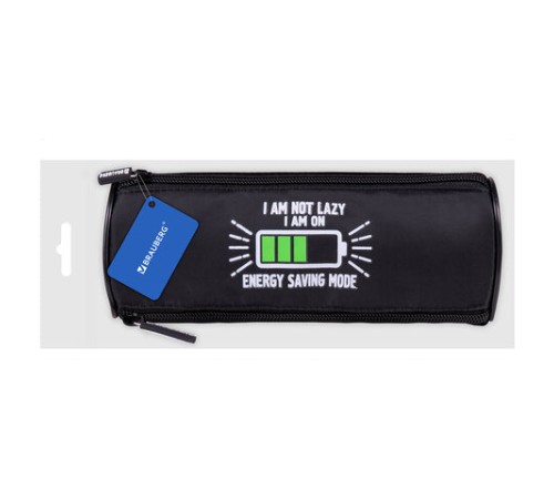 Пенал мягкий BRAUBERG, 3 отделения, нейлон, 21х7х7 см, 