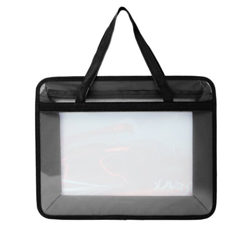 Папка на молнии с ручками BRAUBERG А4, 1 отделение, пластик, 80 мм, 