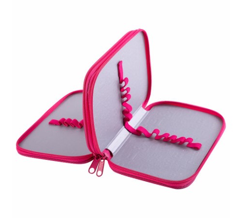 Пенал ЮНЛАНДИЯ, 2 отделения, ламинированный картон, 19х11 см, 