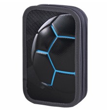 Пенал ЮНЛАНДИЯ, 2 отделения, ламинированный картон, конгрев, 19х11 см, 