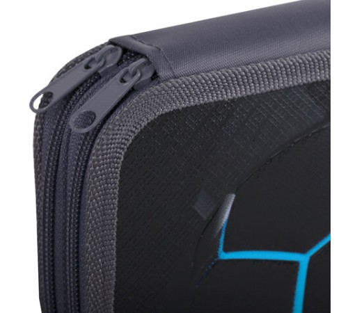 Пенал ЮНЛАНДИЯ, 2 отделения, ламинированный картон, конгрев, 19х11 см, 