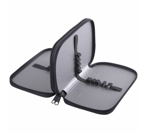 Пенал ЮНЛАНДИЯ, 2 отделения, ламинированный картон, конгрев, 19х11 см, 