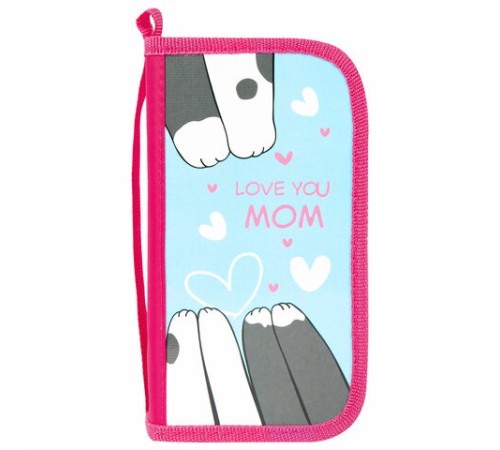 Пенал ПИФАГОР, 3 отделения, ламинированный картон, 19х11 см, 