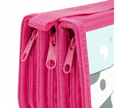 Пенал ПИФАГОР, 3 отделения, ламинированный картон, 19х11 см, 