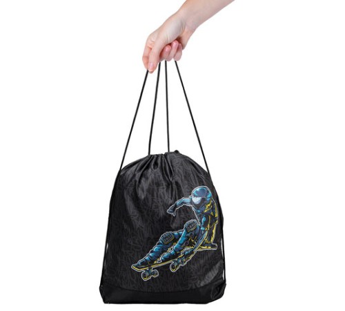 Мешок для обуви ПИФАГОР, 1 отделение, полиэстер, 42х34 см, 