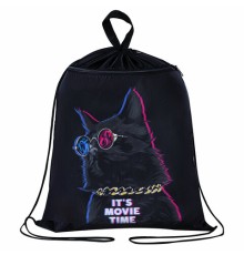 Мешок для обуви BRAUBERG, с петлёй, карман на молнии, 47х37 см, 