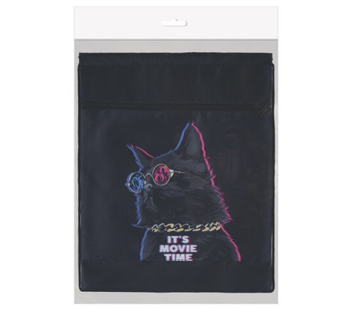 Мешок для обуви BRAUBERG, с петлёй, карман на молнии, 47х37 см, 