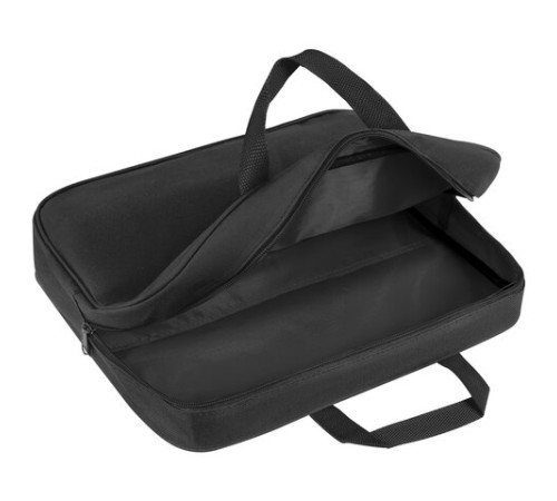 Папка на молнии с ручками STAFF EVERYDAY А4, 1 отделение, полиэстер, 80 мм, черная, 270918