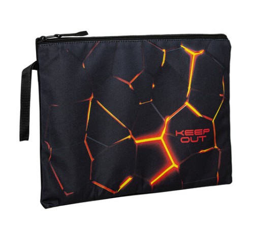 Папка для тетрадей BRAUBERG А4, 1 отделение, полиэстер, на молнии, с ручкой, 