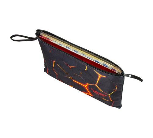 Папка для тетрадей BRAUBERG А4, 1 отделение, полиэстер, на молнии, с ручкой, 