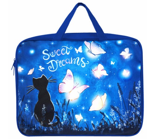 Папка на молнии с ручками BRAUBERG А4, 1 отделение, полиэстер, 80 мм, 