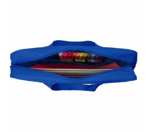 Папка на молнии с ручками BRAUBERG А4, 1 отделение, полиэстер, 80 мм, 