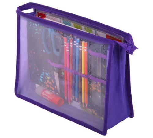 Папка для труда на молнии BRAUBERG А4, 2 отделения, органайзер, 