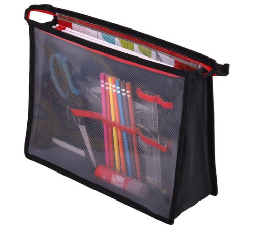 Папка для труда на молнии BRAUBERG А4, 2 отделения, органайзер, 