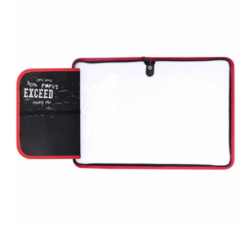 Папка для труда на молнии ЮНЛАНДИЯ А4, 1 отделение, откидная планка, органайзер, 