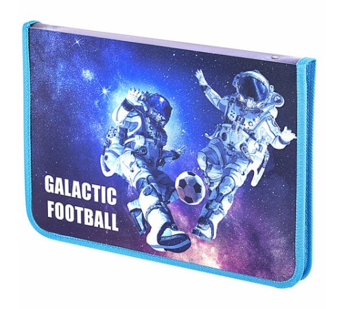 Папка для труда на молнии ЮНЛАНДИЯ А4, 1 отделение, откидная планка, органайзер, 