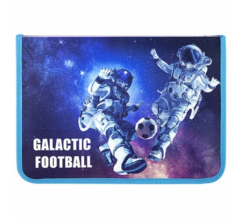 Папка для труда на молнии ЮНЛАНДИЯ А4, 1 отделение, откидная планка, органайзер, 