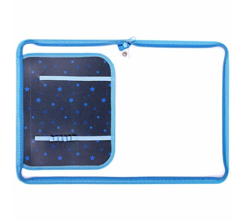 Папка для труда на молнии ЮНЛАНДИЯ А4, 1 отделение, откидная планка, органайзер, 