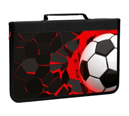 Папка на молнии BRAUBERG А4 с ручкой, с органайзером, 1 отделение, 