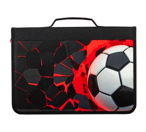 Папка на молнии BRAUBERG А4 с ручкой, с органайзером, 1 отделение, 