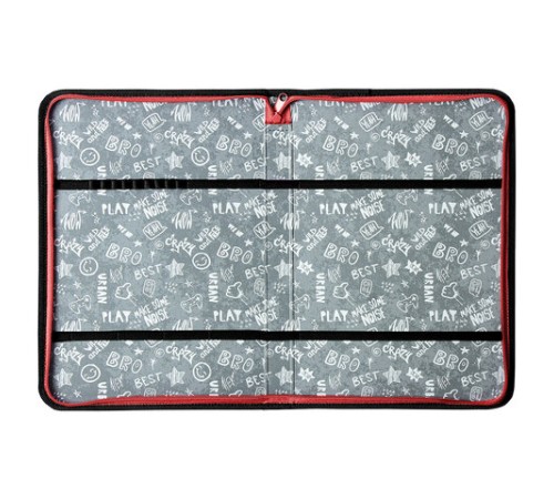 Папка на молнии BRAUBERG А4 с ручкой, с органайзером, 1 отделение, 