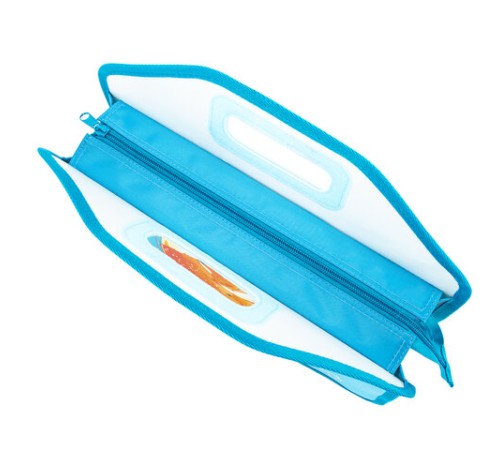 Папка-сумка ЮНЛАНДИЯ, 1 отделение, фетровые ручки, 34х30х11 см, 