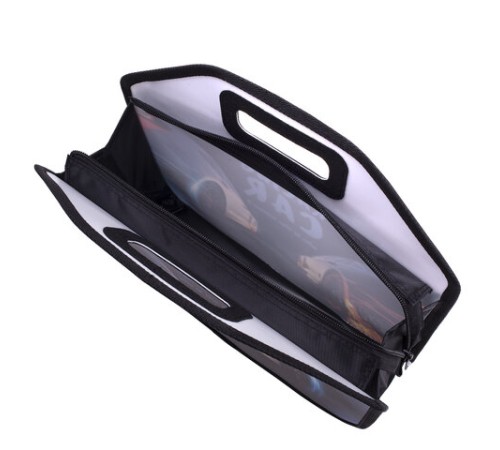 Папка-сумка ЮНЛАНДИЯ, 1 отделение, фетровые ручки, 34х30х11 см, 