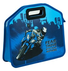 Папка-сумка ЮНЛАНДИЯ, 1 отделение, фетровые ручки, 34х30х11 см, 