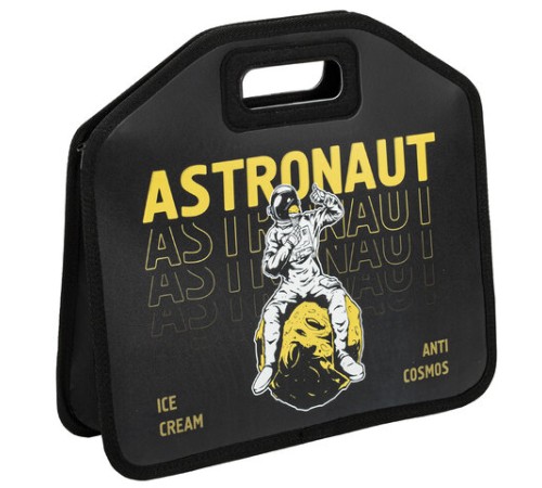 Папка-сумка ЮНЛАНДИЯ, 1 отделение, фетровые ручки, 34х30х11 см, 