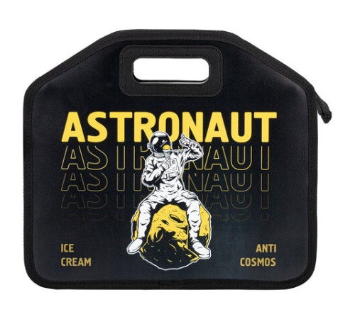 Папка-сумка ЮНЛАНДИЯ, 1 отделение, фетровые ручки, 34х30х11 см, 