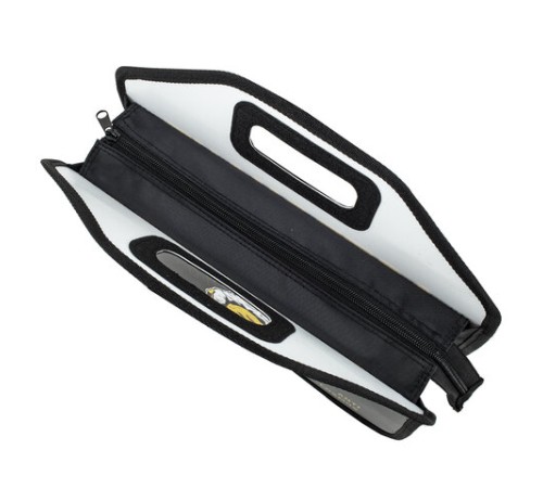 Папка-сумка ЮНЛАНДИЯ, 1 отделение, фетровые ручки, 34х30х11 см, 