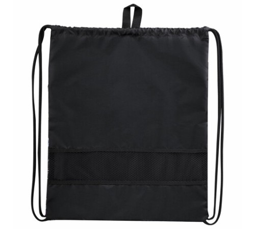 Мешок для обуви BRAUBERG БОЛЬШОЙ, с ручкой, карман на молнии, сетка, 49х41 см, 