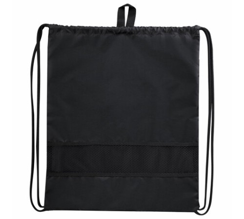 Мешок для обуви BRAUBERG БОЛЬШОЙ, с ручкой, карман на молнии, сетка, 49х41 см, 