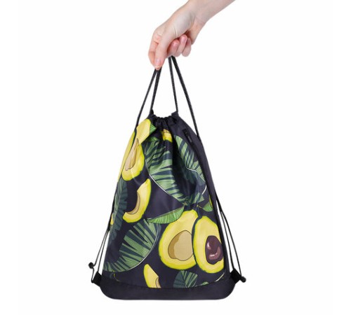 Мешок для обуви ЮНЛАНДИЯ, с ручками, боковой карман на молнии, 46х36 см, 