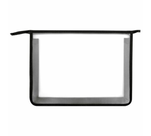 Папка для тетрадей ЮНЛАНДИЯ А4, 1 отделение, пластик, на молнии, 