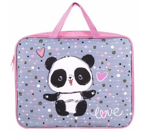 Папка на молнии с ручками BRAUBERG А4, 1 отделение, полиэстер, 80 мм, 