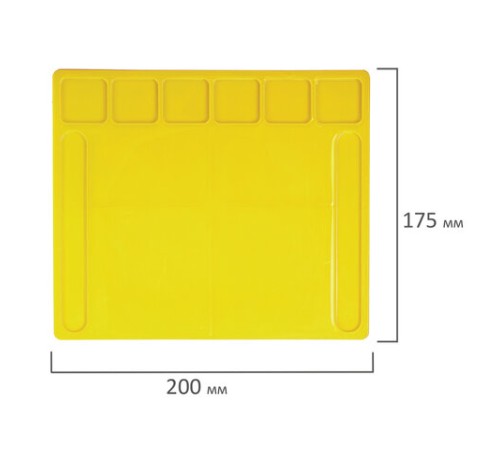 Доска для лепки с отделениями и 2 стеками А5, 200х170 мм, ассорти, BRAUBERG KIDS, 271145