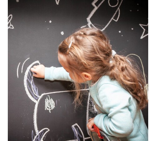 Мел белый круглый мягкий 100 штук, BRAUBERG 