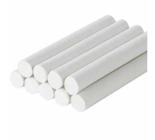 Мел белый круглый мягкий 100 штук, BRAUBERG 