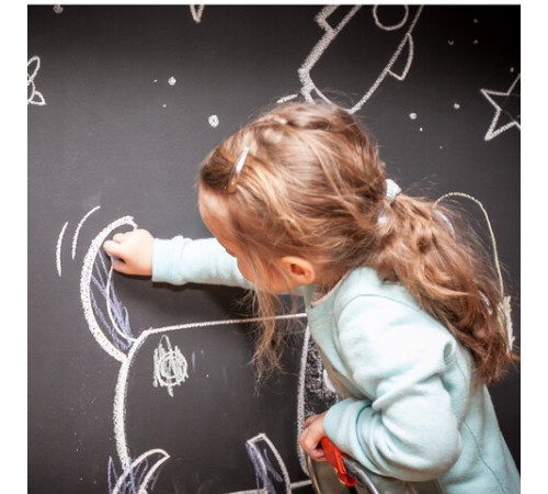 Мел белый круглый мягкий 10 штук, BRAUBERG 