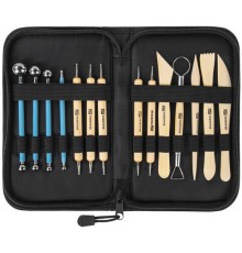 Набор инструментов для лепки и моделирования, 14 шт. в пенале, BRAUBERG ART CLASSIC, 271156