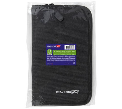 Набор инструментов для лепки и моделирования, 14 шт. в пенале, BRAUBERG ART CLASSIC, 271156