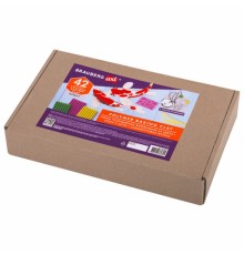 Глина полимерная запекаемая, НАБОР 42 цвета по 20 г, с аксессуарами, в гофрокоробе, BRAUBERG, 271160