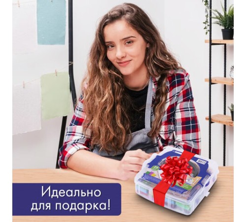 Глина полимерная запекаемая, НАБОР 24 цвета по 20 г, с аксессуарами в кейсе, BRAUBERG ART, 271163