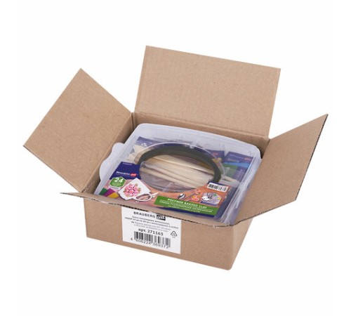 Глина полимерная запекаемая, НАБОР 24 цвета по 20 г, с аксессуарами в кейсе, BRAUBERG ART, 271163