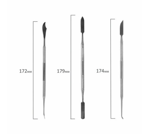 Стеки для лепки и моделирования металлические НАБОР 3 шт., BRAUBERG ART CLASSIC, 271170